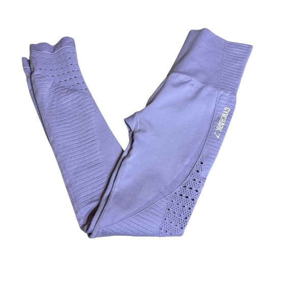 Gymshark Women’s Size Small Lilac Purple Seamless Energy Leggings - Picture 3 of 7